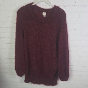 a new day Maroon Crew Neck Sweater